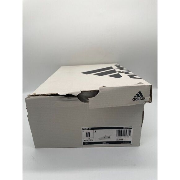 Adidas Park Street IG9849 Men's US 11 Sneakers Cloud White Gray Tennis Shoes - Picture 10 of 11